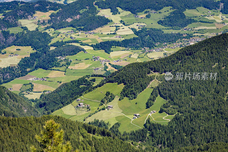 美丽的val gardena在意大利